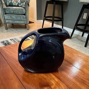 Fiestaware Midnight Blue Art Deco Pitcher